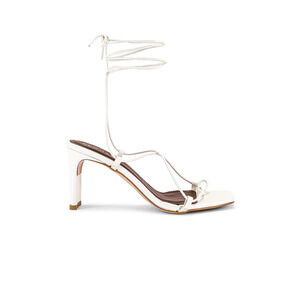 Alohas 'Bellini' White Leather Sandal Size 7
